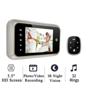 מצלמת עינית לדלת עם צג LCD צבעוני