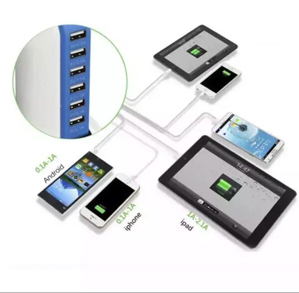 תחנת טעינה מפצלת - USB - Image 7